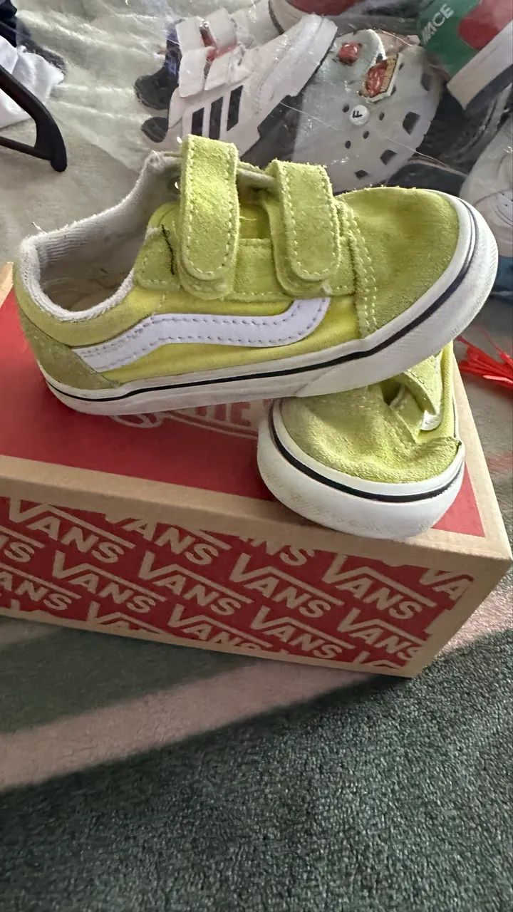 Tenis Infantil Vans Old Skool V tam21 - Foto 2