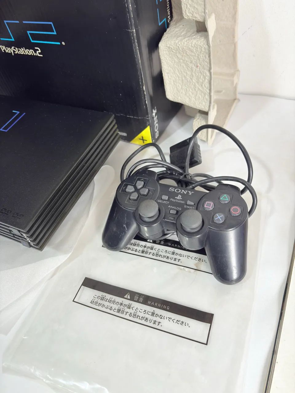 Console Playstation 2 fat midnight black impecavel ps2 - Foto 2