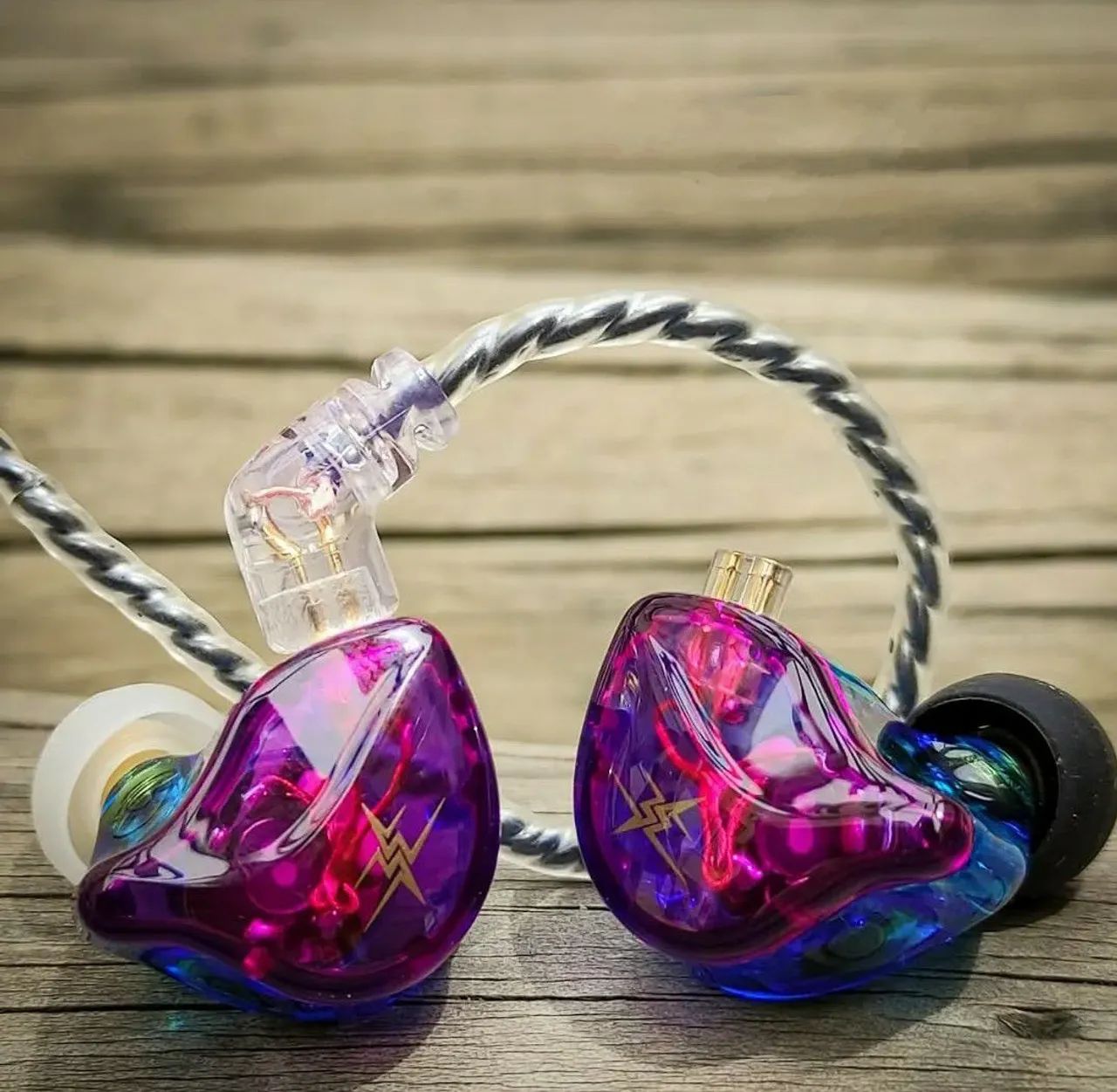 Fellows!(Q)「Q.E.D.」 Fone de Ouvido P/ Retorno QKZ ZXT Sem Microfone Lilás - AC2489