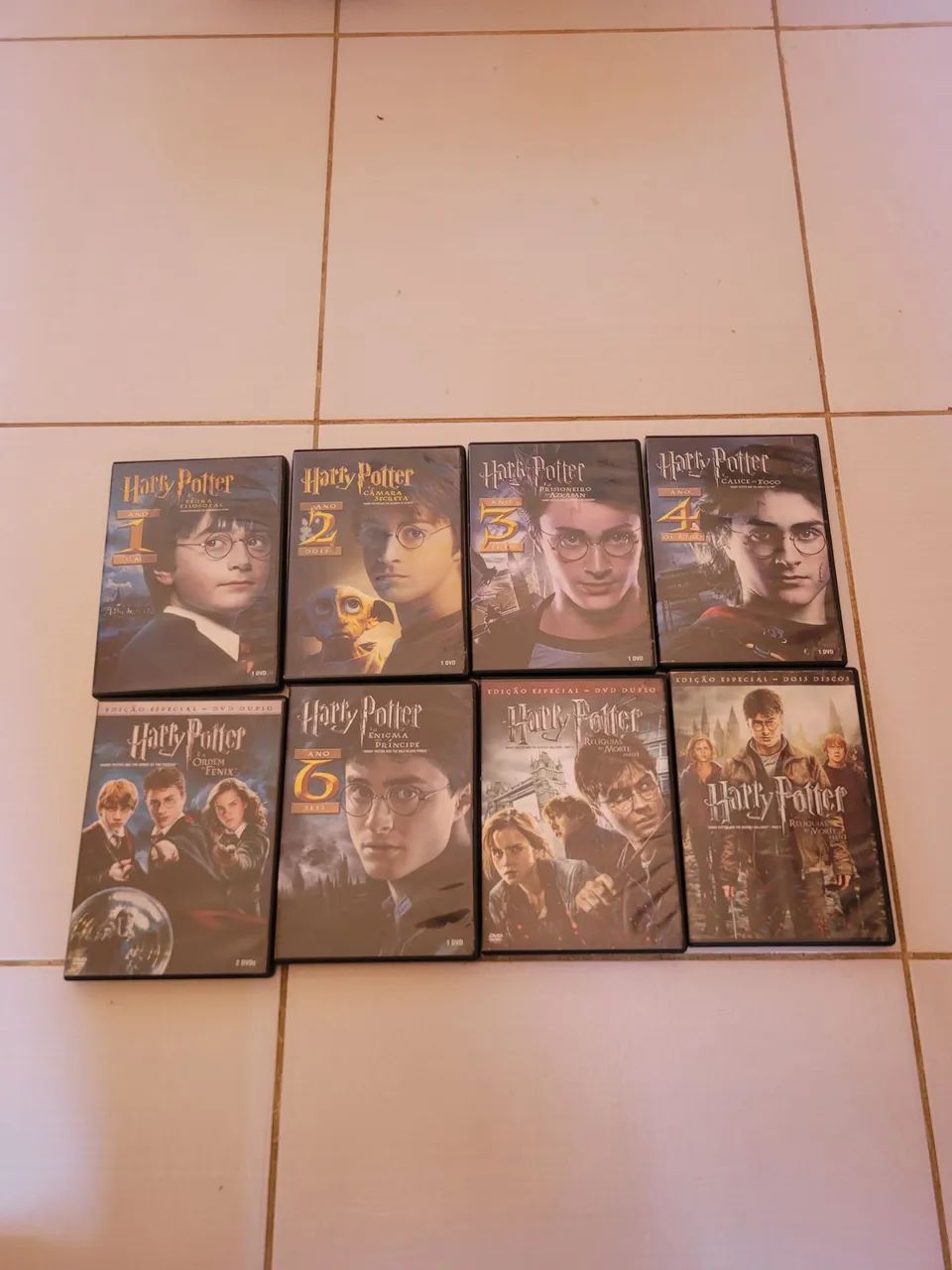 Coleção Harry Potter completa em DVDs