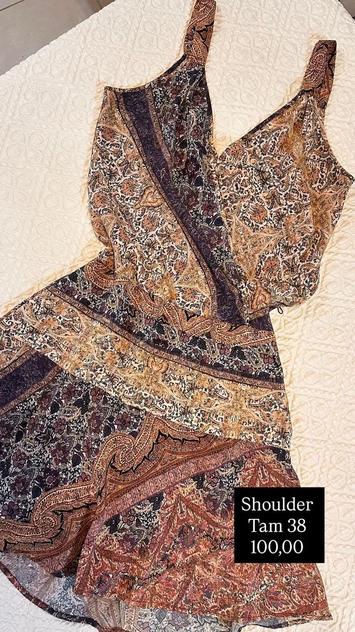 Vestido Shoulder tam 38 - Foto 2