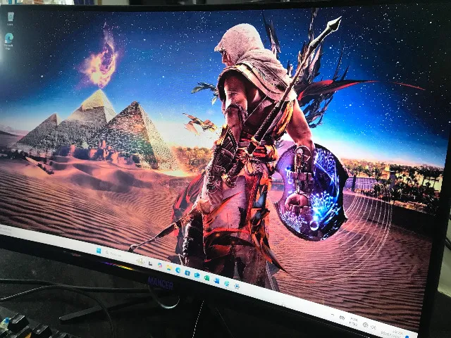 Monitor 27 180Hz HDMI/DP/Curvo/Valak MCR-VKZ180H-BL01,Sem Detalhe