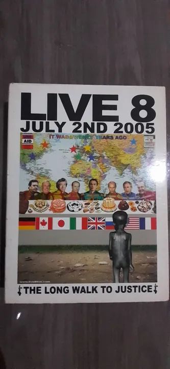 Box 4 DVD,s - Live 8 de July 2ND 2005 Colecionador.
