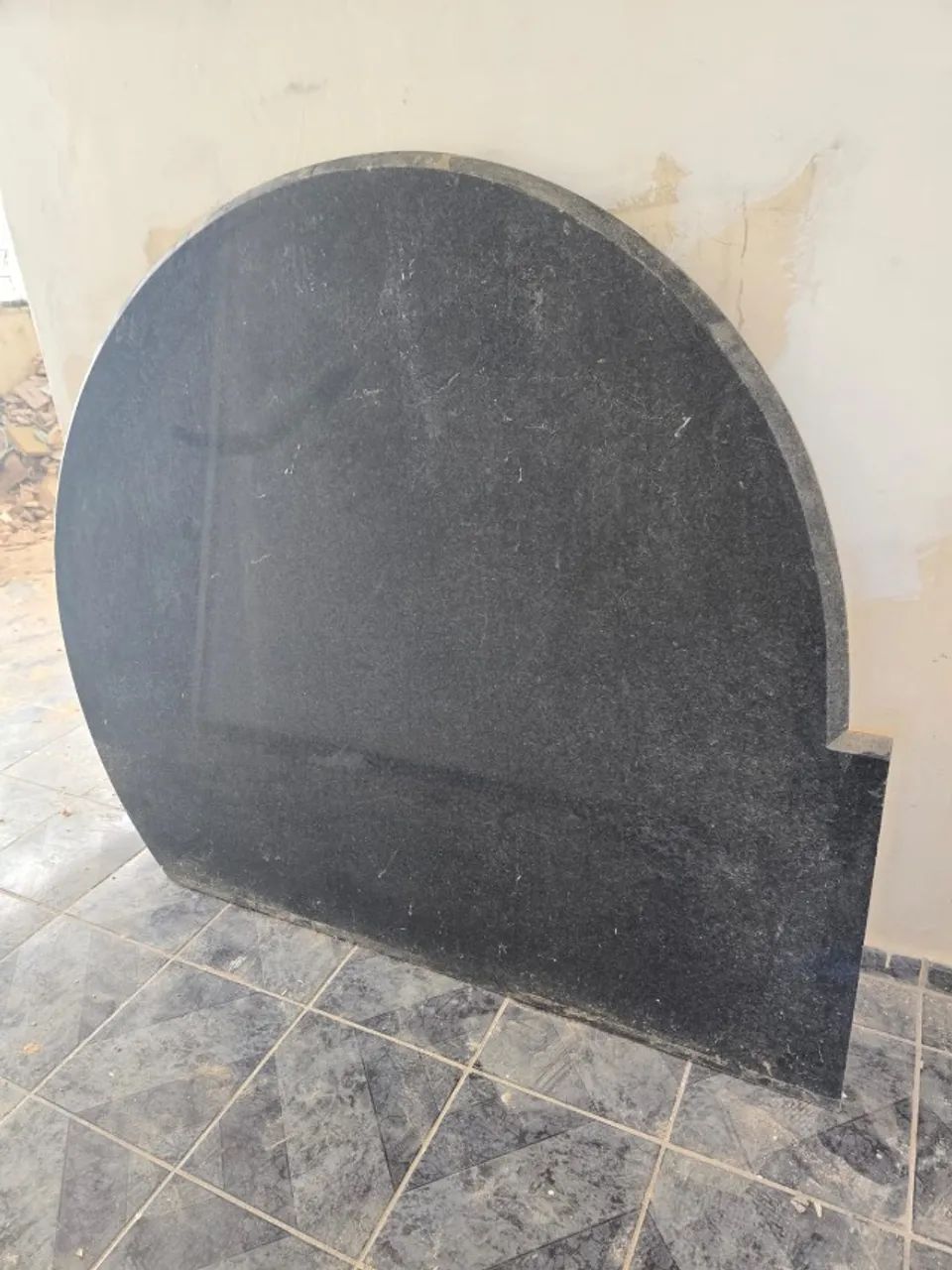 Mesa de Granito Preto Semi Círculo - Foto 4