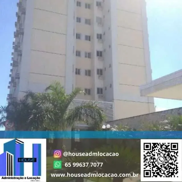 AP 3 quartos no centro de Cuiabá