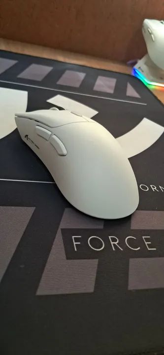 Mouse Gamer Attack Shark R1-MOUSE - WIRED+2.4G+BT5.2 - Branco - Foto 4