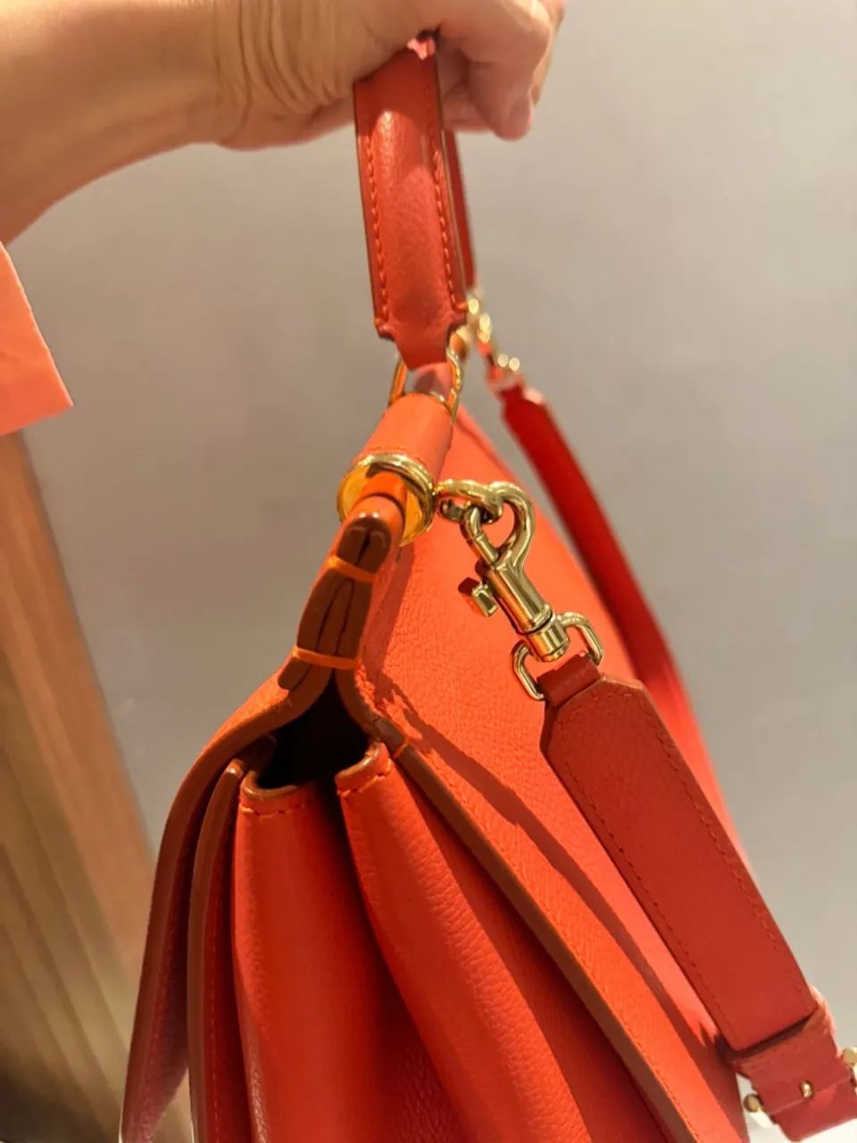 Bolsa de mão laranja Dolce & Gabbana - Foto 6