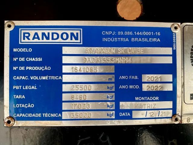 CARRETA GRANELEIRA RANDON 3 EIXOS LINHA R ECOPLATE 2 2022 - Foto 12