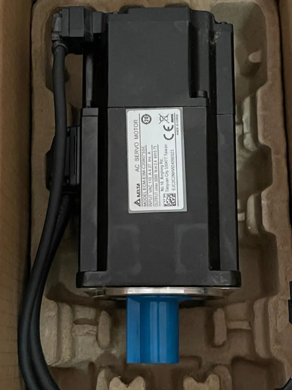 Servomotor DELTA 750W 2,4Nm NOVO