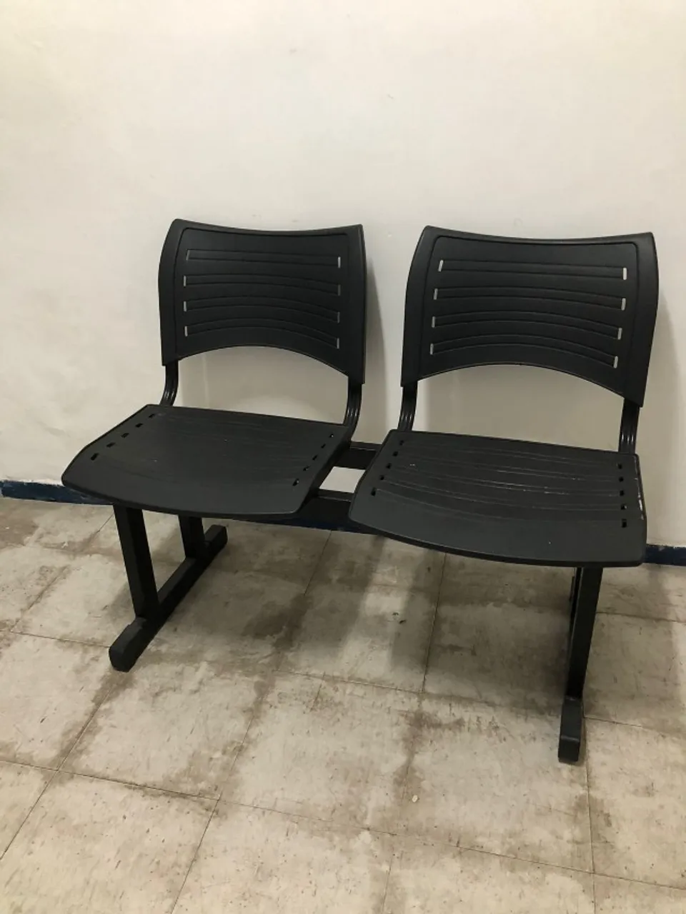 Cadeiras longarinas dupla