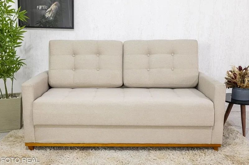 Sofá 3 lugares Living Patty Larg. 1.70m- Entrega Rápoda - Foto 2