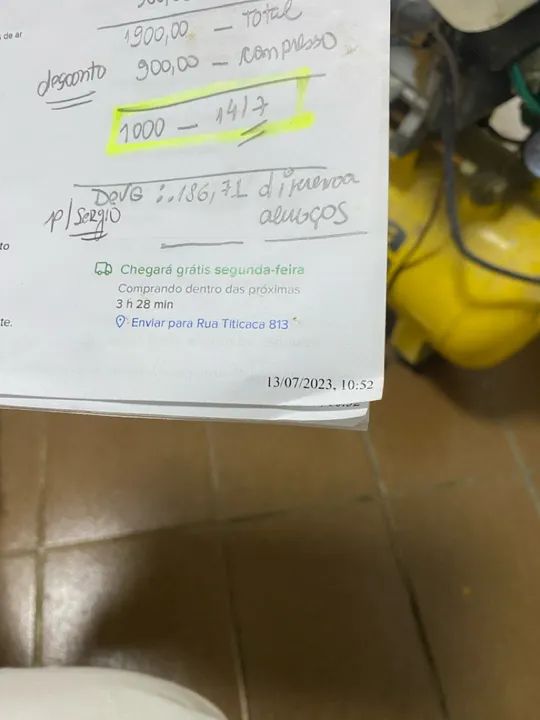 COMPRESSOR DE TINTA SEMINOVO  - Foto 4