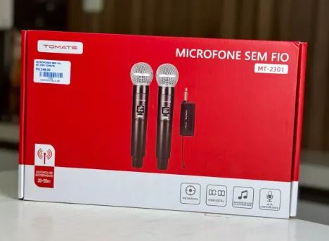 Microfones Sem Fio MT-2301 Tomate - Foto 2