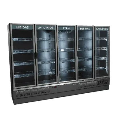 Expositor Vertical Refrigerador Polar 5 Portas EVP285 220V