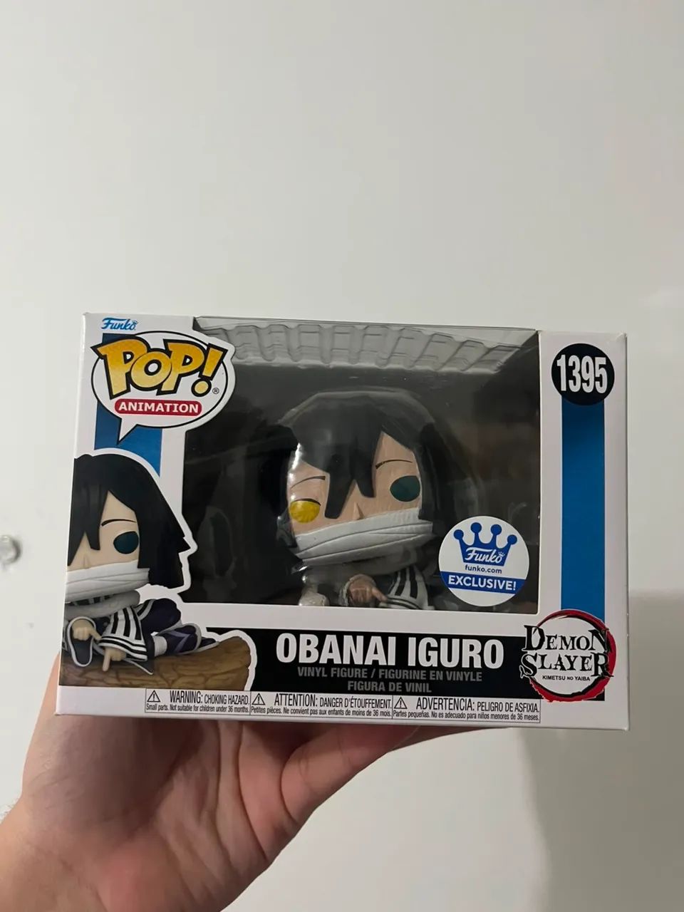 Funko Obanai Iguro 1395 Original com caixa