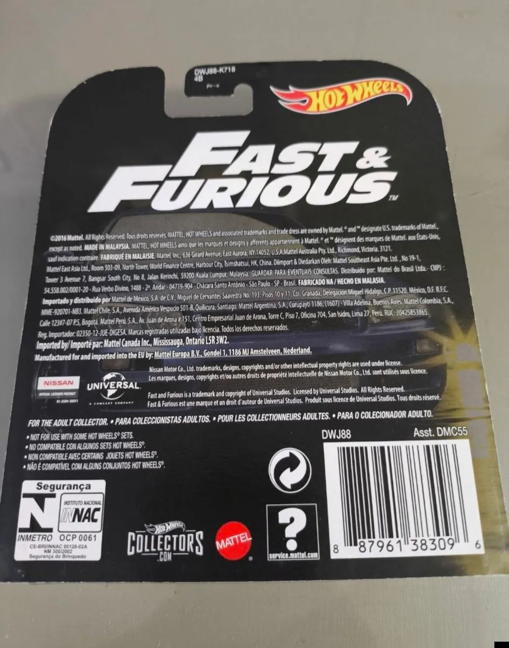 Hot Wheels Premium Retro Nissan Skyline GT-R (R34) Velozes e Furiosos R34 GTR Azul - Foto 2