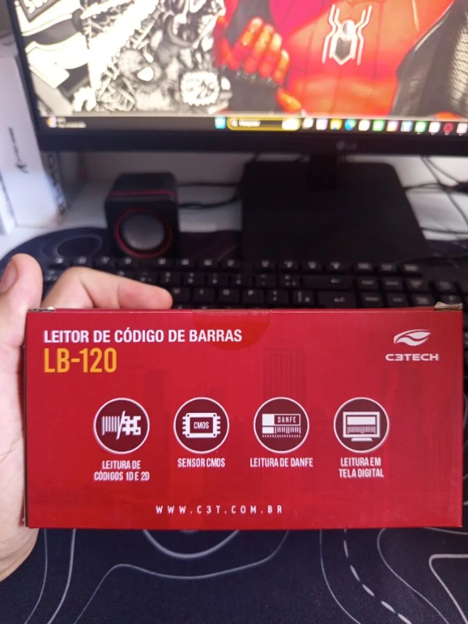 Leitor de código de barras 1D/2D - Foto 3