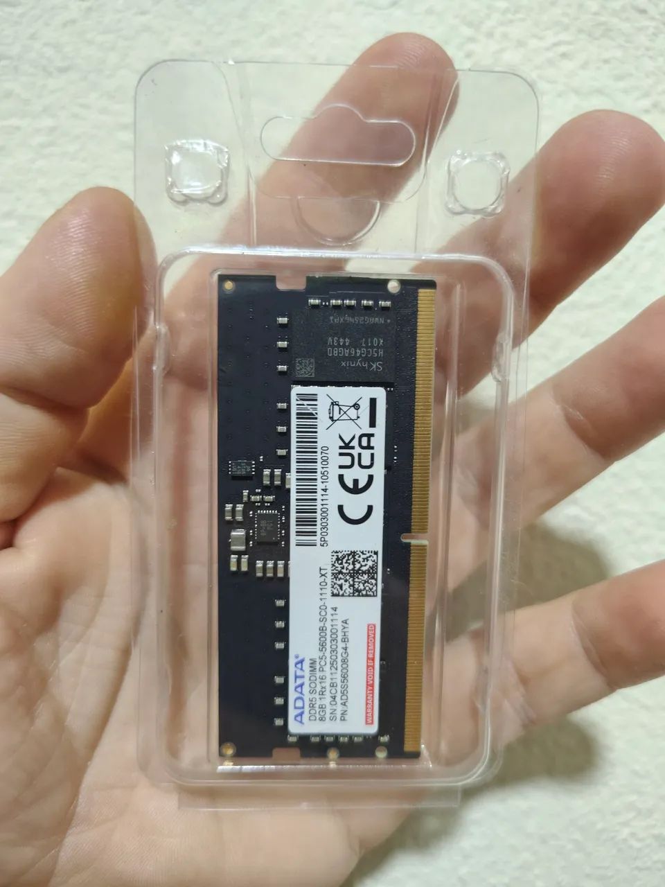 Memória RAM 8GB DDR5 5600nhz Notebook - Foto 2