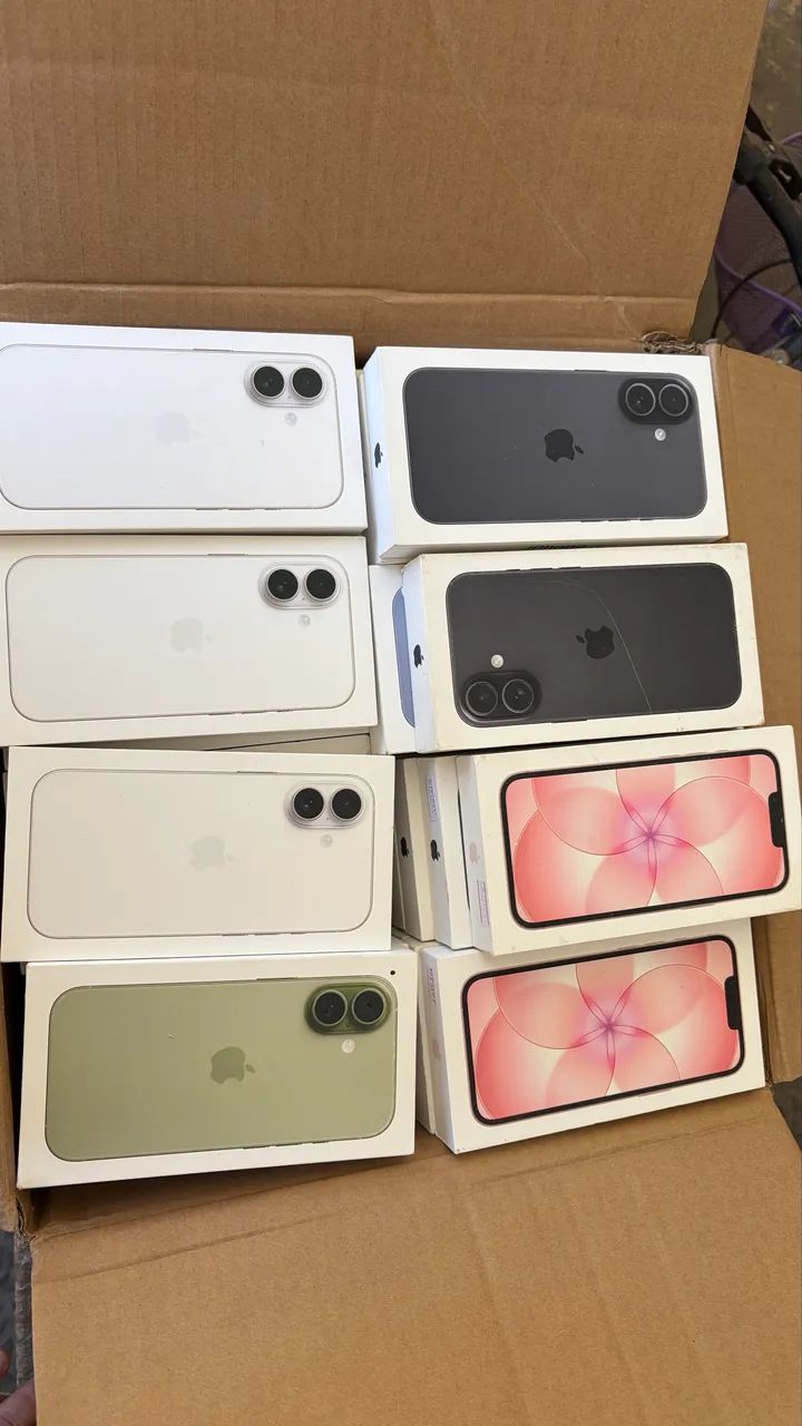 Caixas iPhone (vazias) do 15 ao 17 pro max