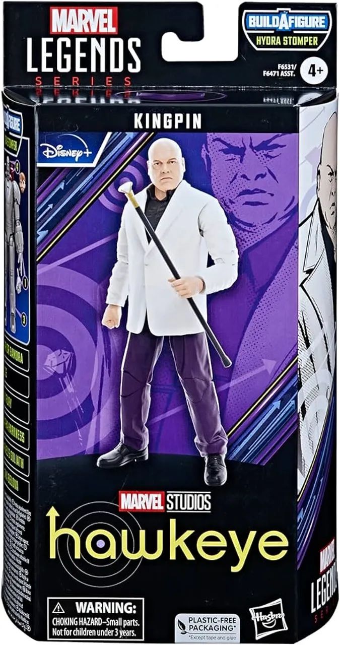 Marvel legends kingpin - hawkeye - rei do crime 