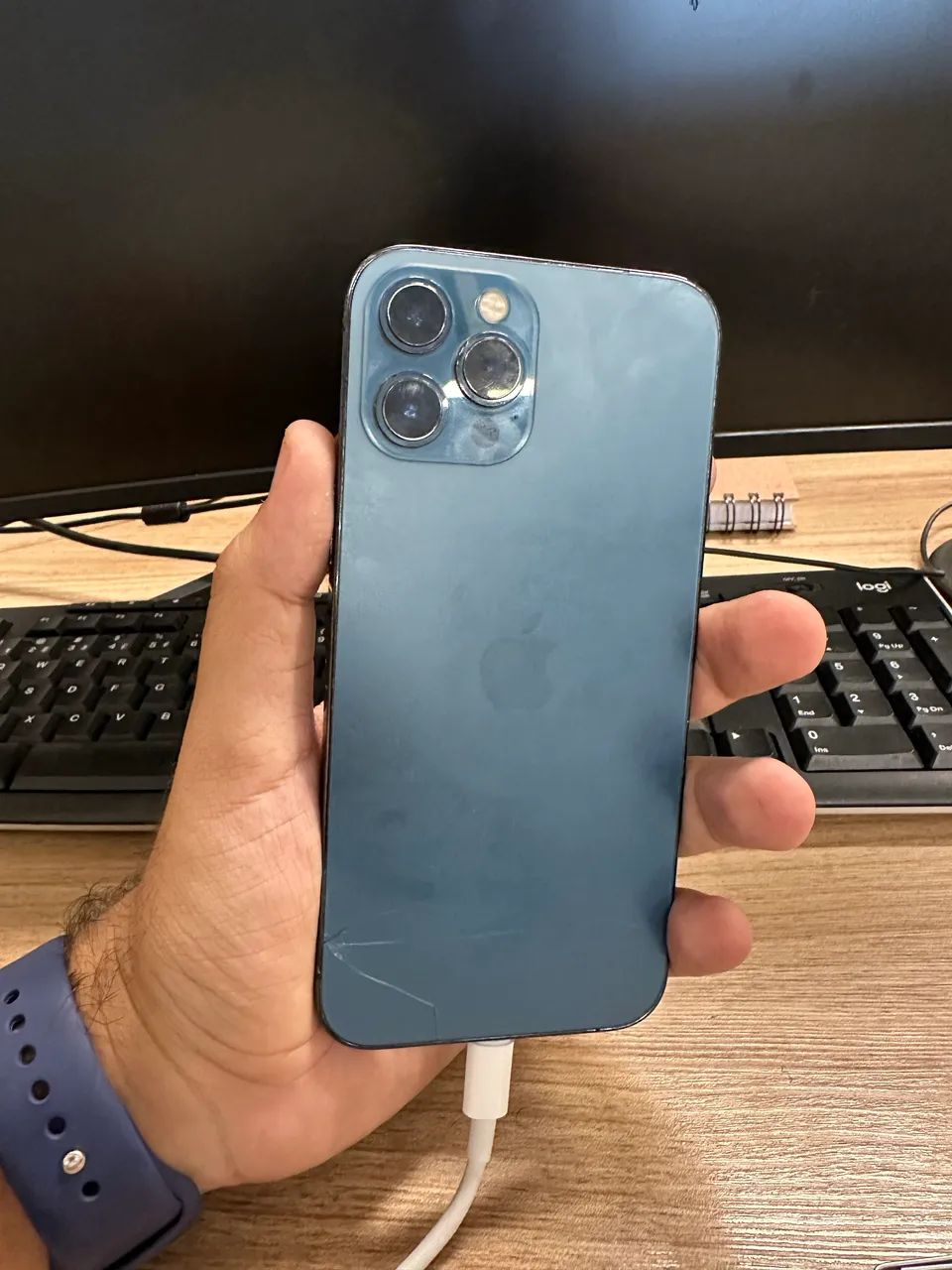 iPhone 12 Pro Max 128gb sem Face ID  - Foto 2