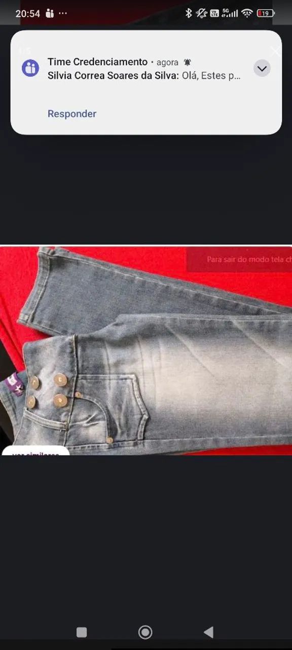 Calça jeans nova - Foto 5
