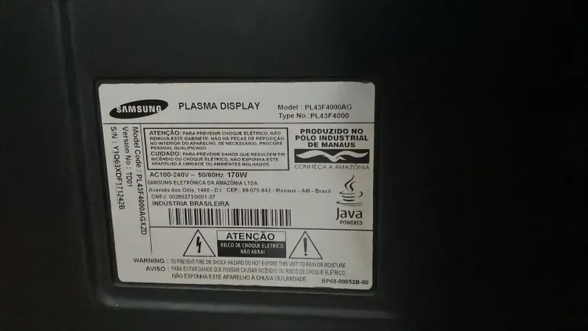 TV Samsung Plasma 43 Polegadas com Chromecast - Foto 2