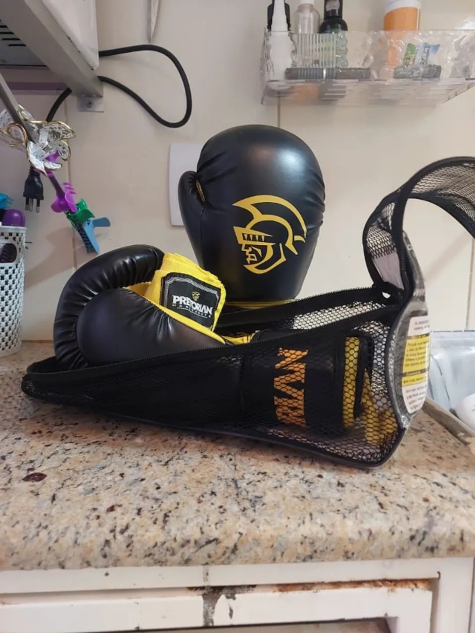 luva de Box/Muay Thai Pretorian 14 oz - Foto 4