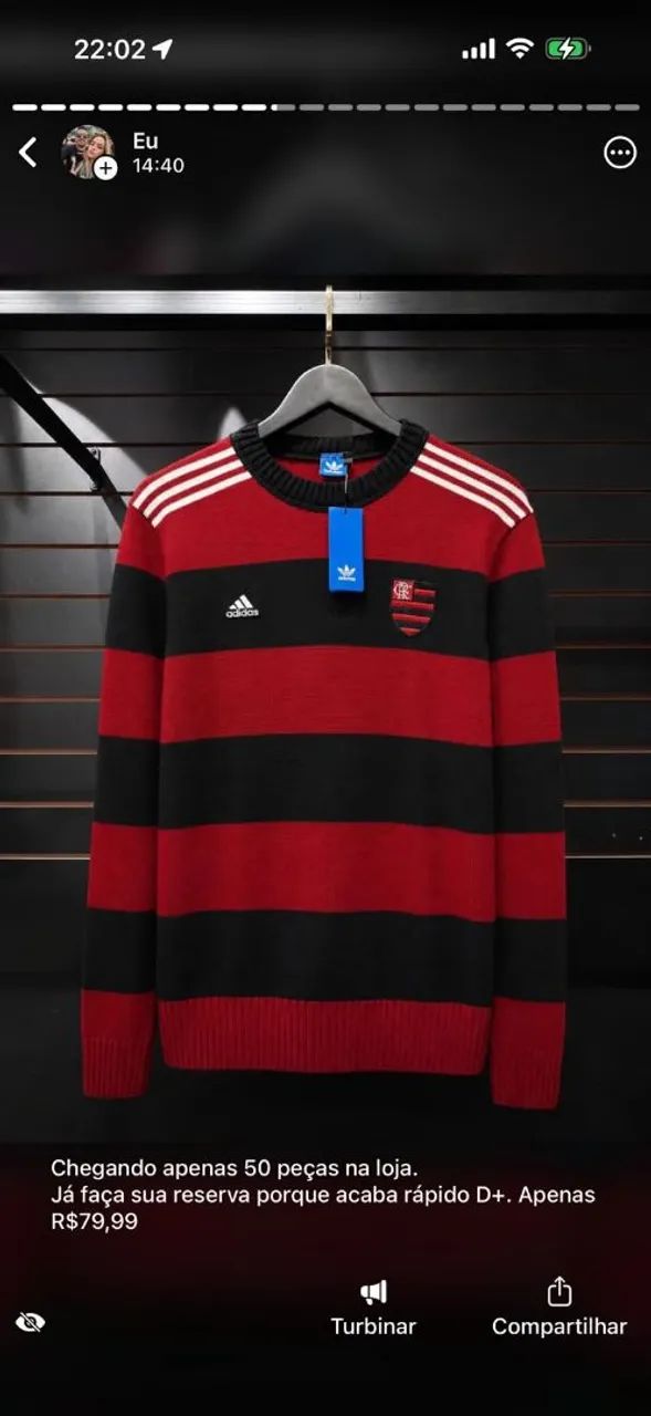 Suéter do flamengo 