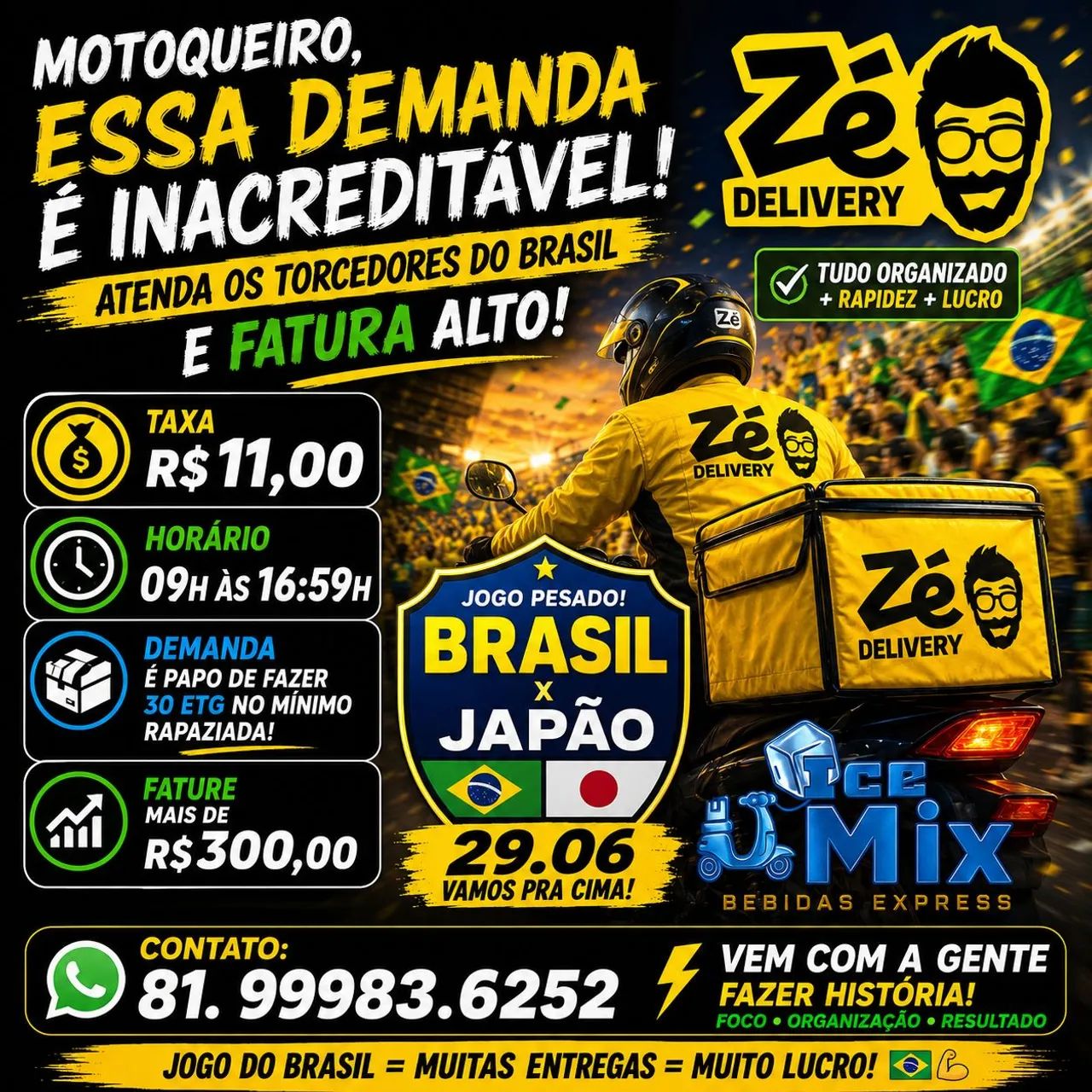 MOTOQUEIROS!!! OPORTUNIDADE DE FATURA MUITO!