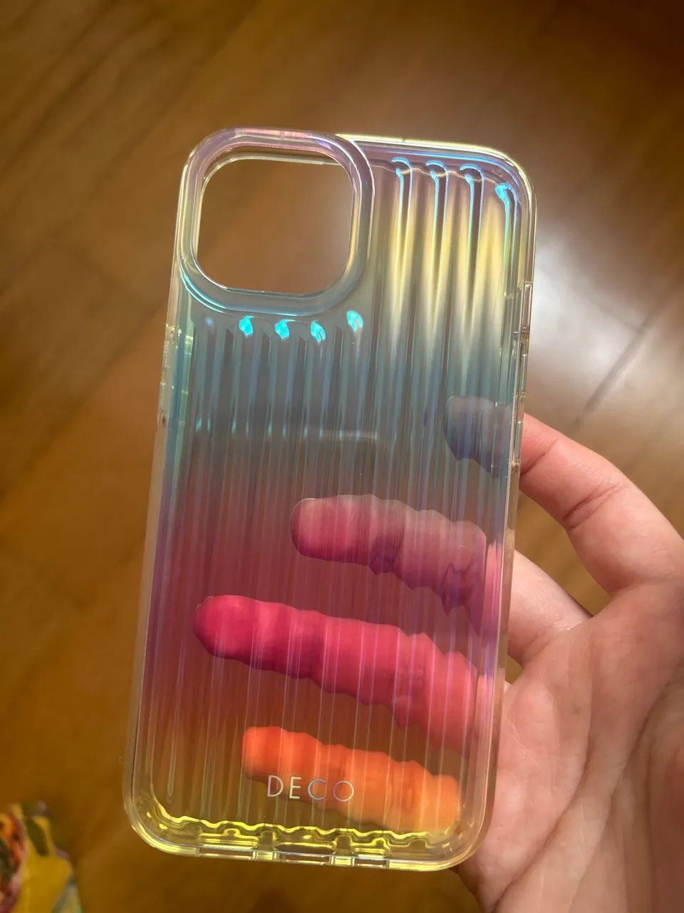 Capa DECO nova e original, neon colorida para IPhone 13 e 14 - Foto 2