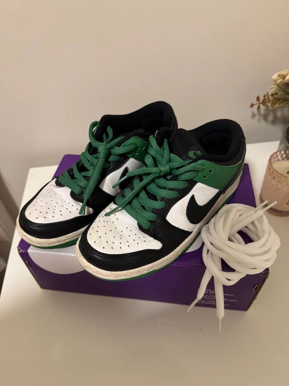 Nike SB dunk low pro Classic green - Foto 3