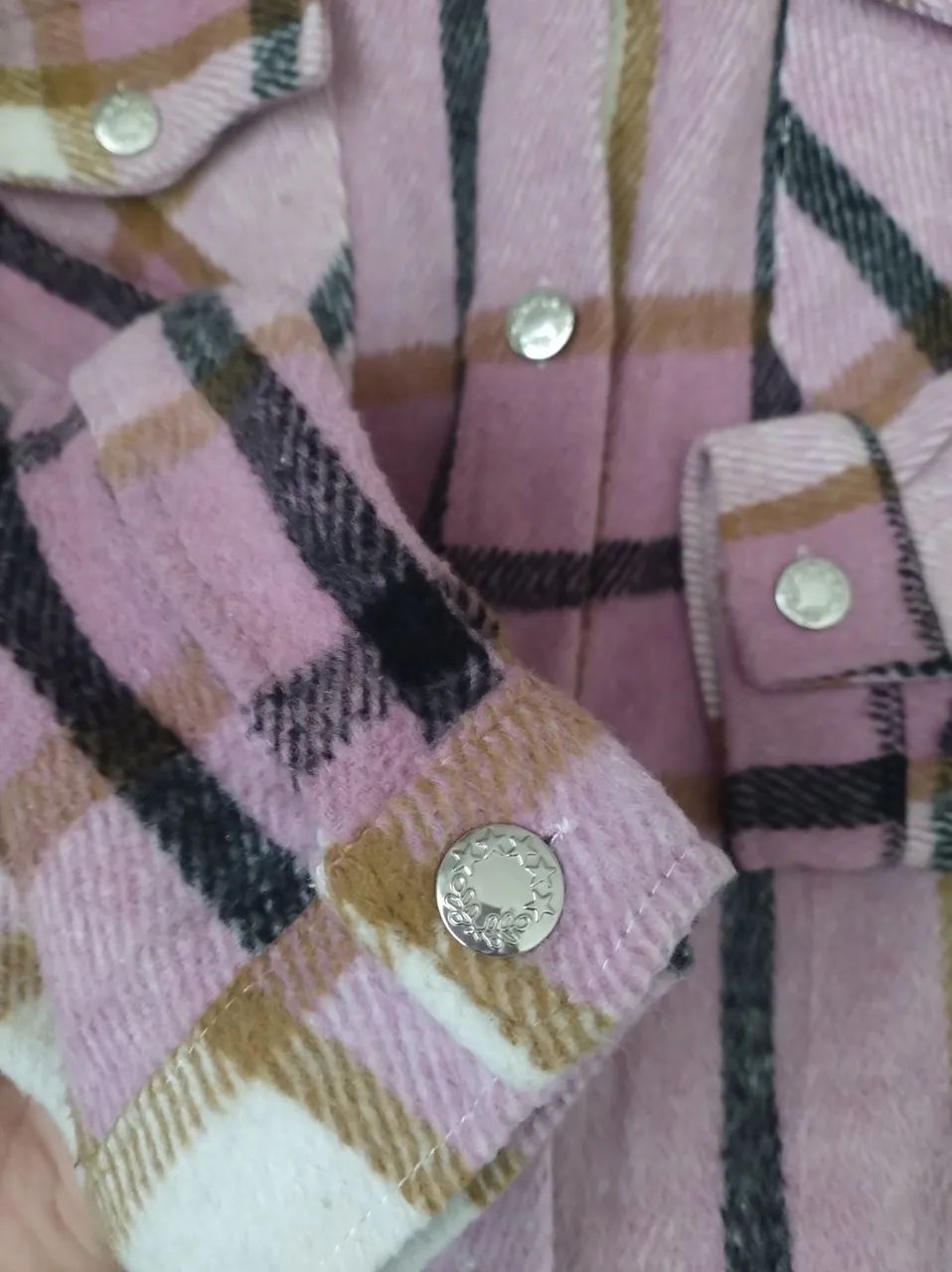 Camisa xadrez rosa  - Foto 4
