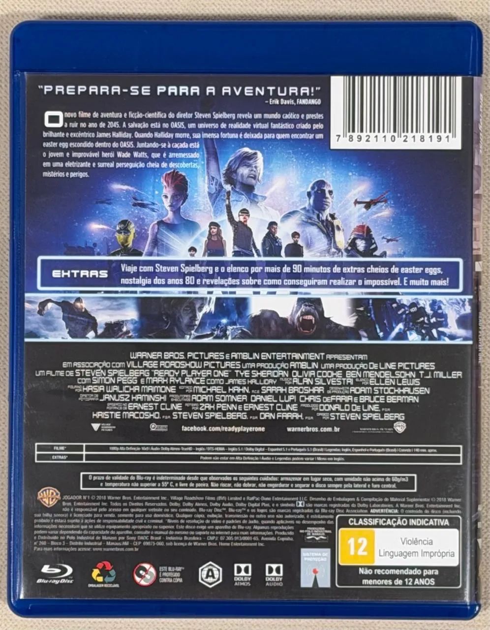 Blu-ray Jogador Nº1 (original) - Foto 2