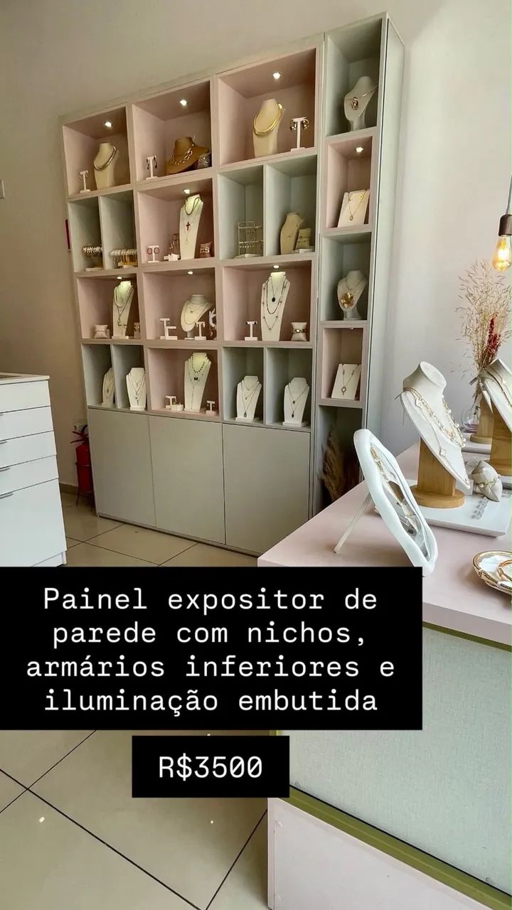 Aparador com iluminação 