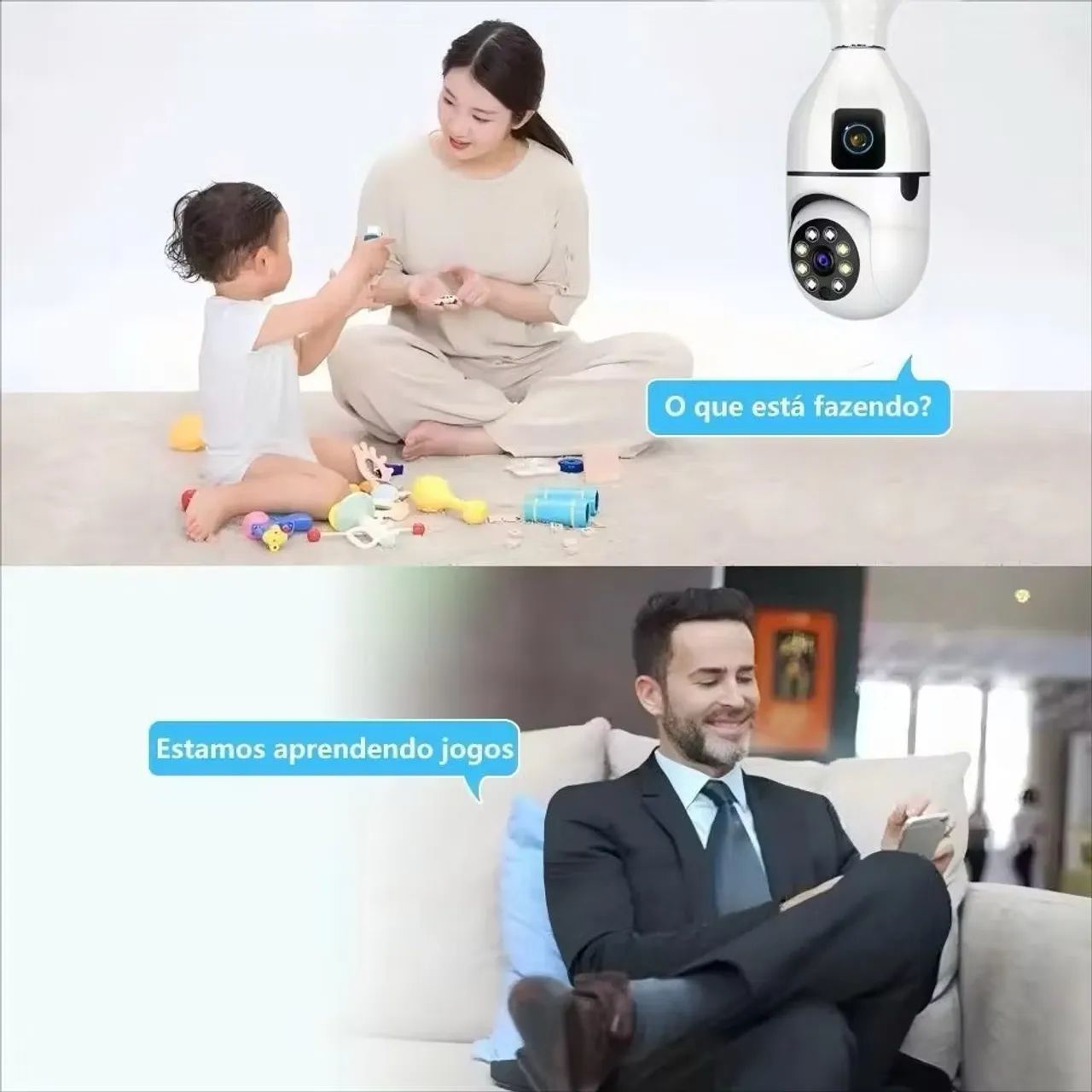 Câmera Wi-Fi bocal  - Foto 4