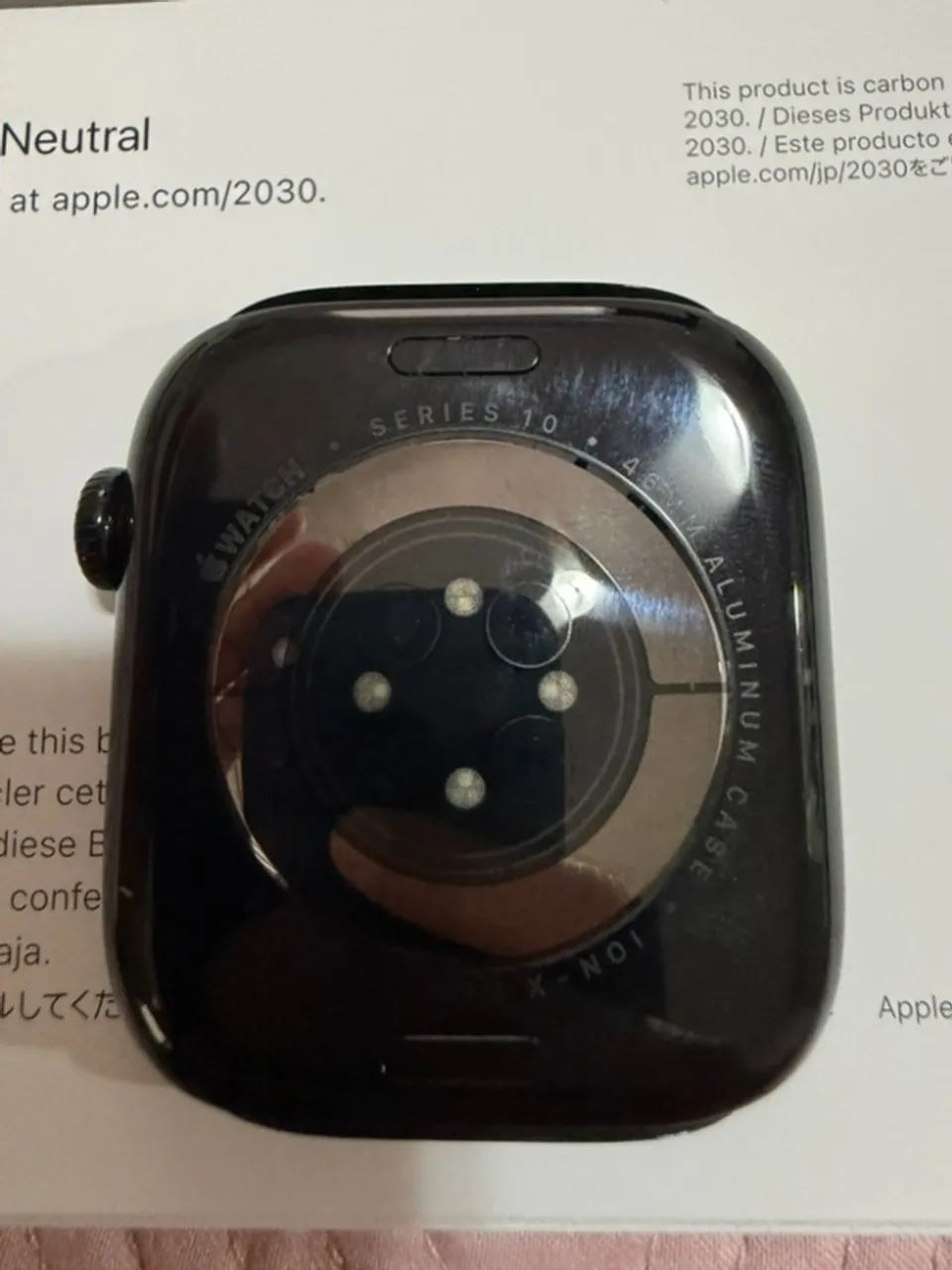 Relógio Apple Watch S10 46mm Original Jet Black E Pulseira - Foto 5