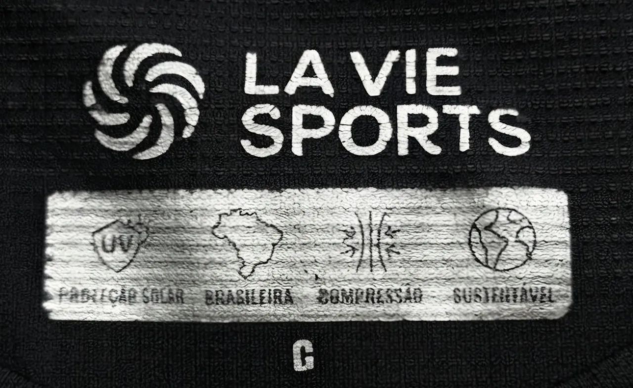 Bermuda LA VIE SPORTS  de compressão- G - Veste M tb - Foto 3