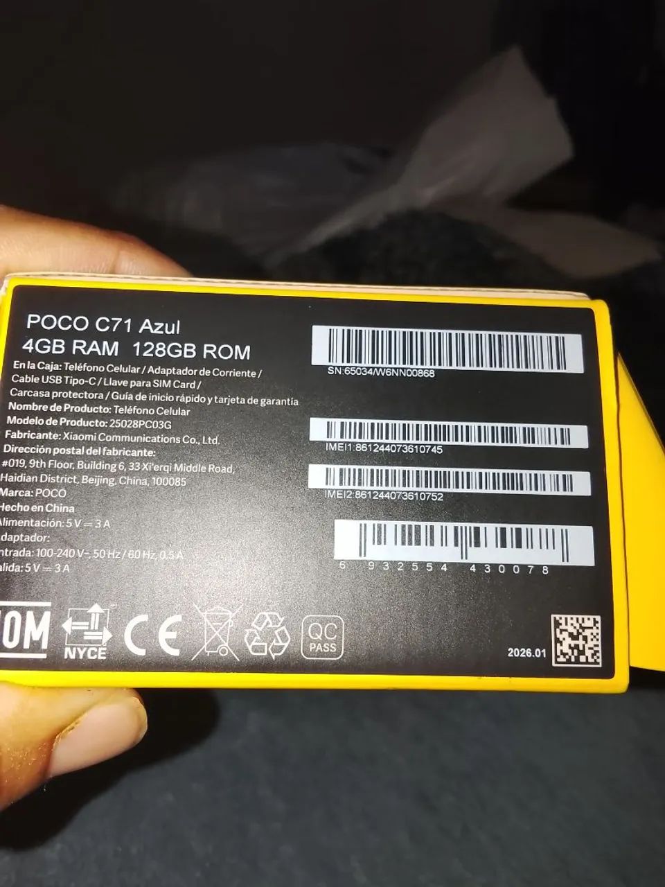 Celular poco c71 128gb 