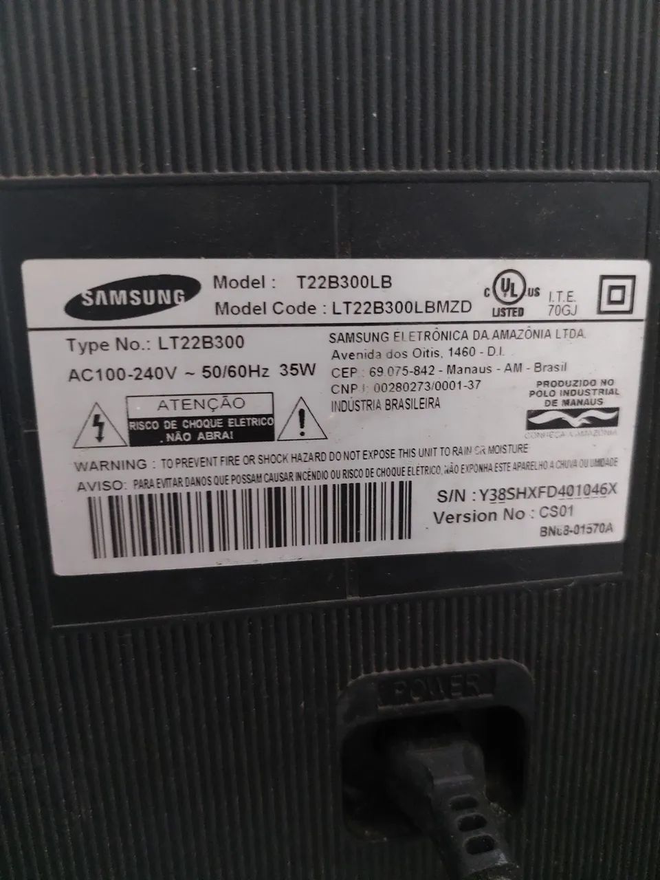 Monitor 22 polegadas 402625293588244482