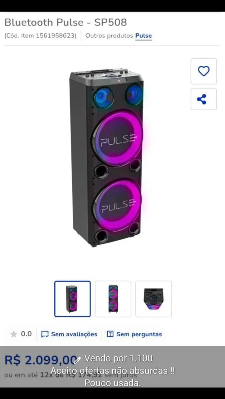 Som Pulse 2300 RMS