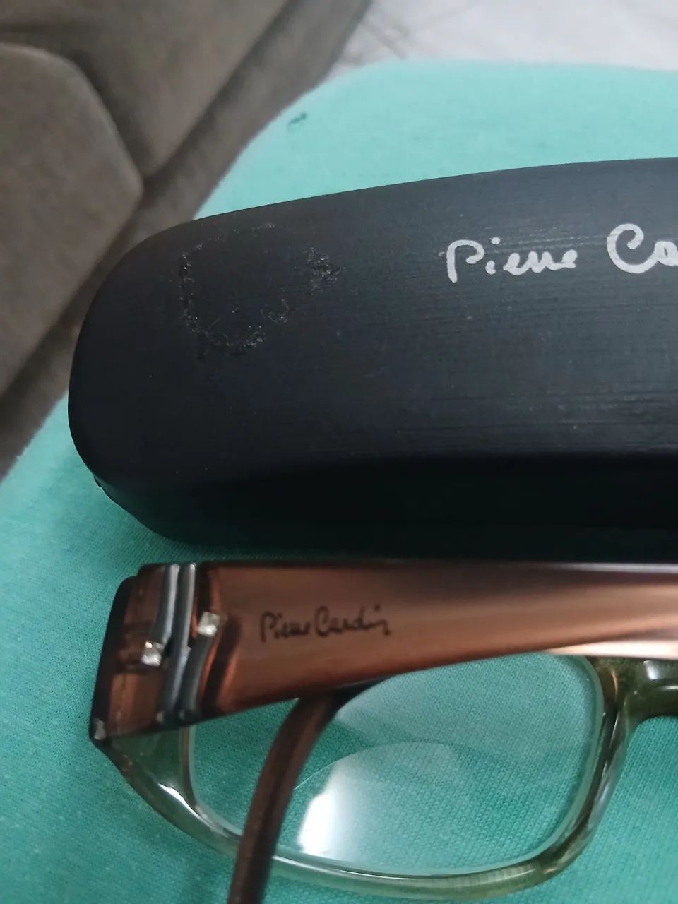 ARMAÇÃO DE ÓCULOS GRAU PIERRE CARDIN PC 6332 ORIGINAL + ESTOJO  - Foto 3