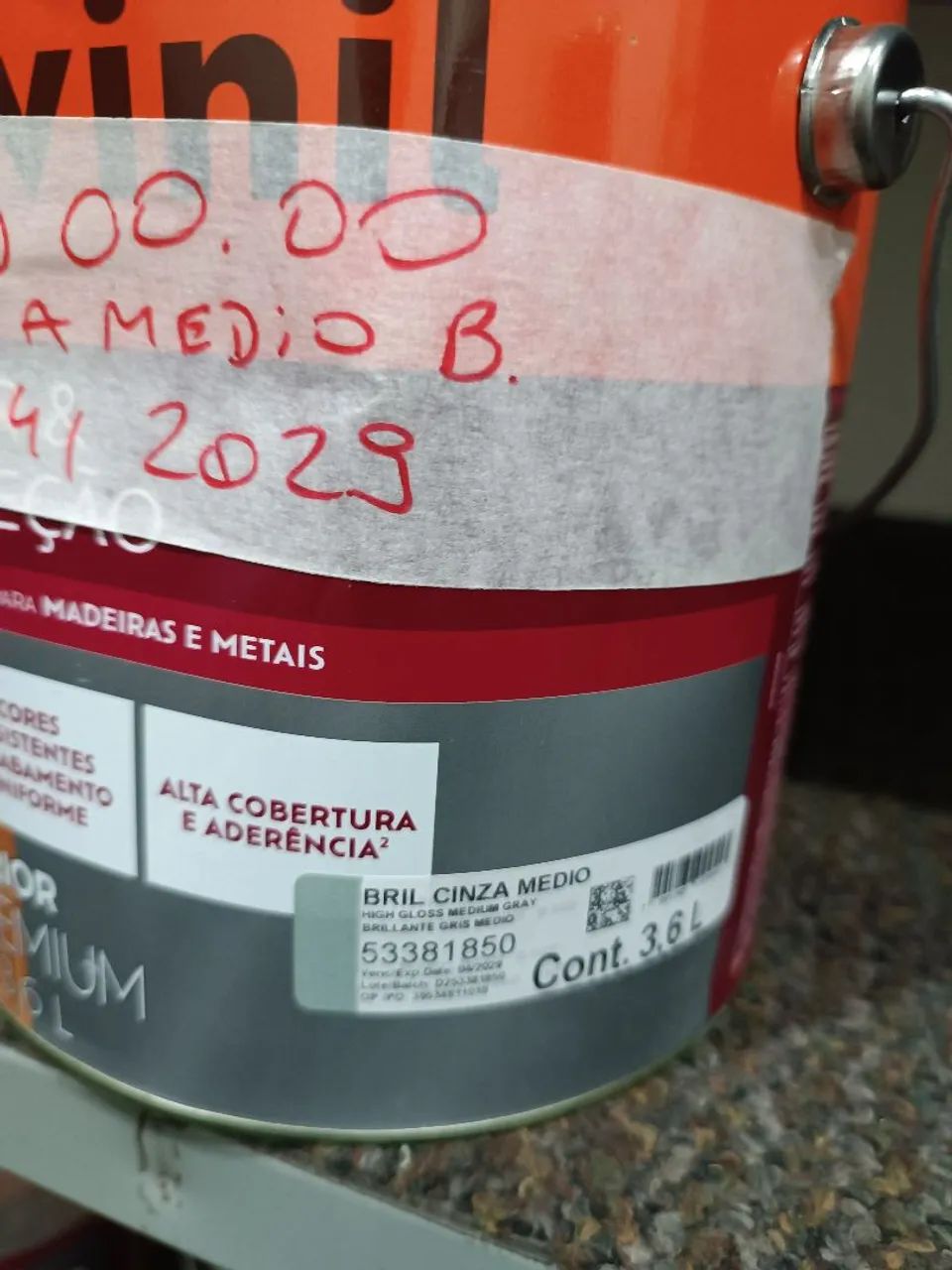 Tinta Esmalte Suvinil Premium Cinza Medio - Foto 2