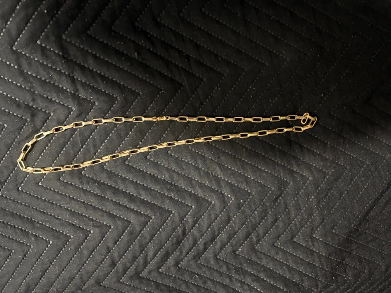 Cordão de prata banhado a ouro - Foto 2