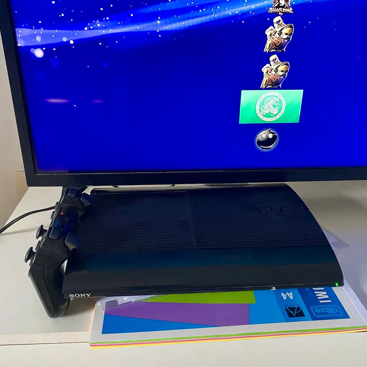 Ps3 com Jogos e Lojas/Entrega Grátis  - Foto 3