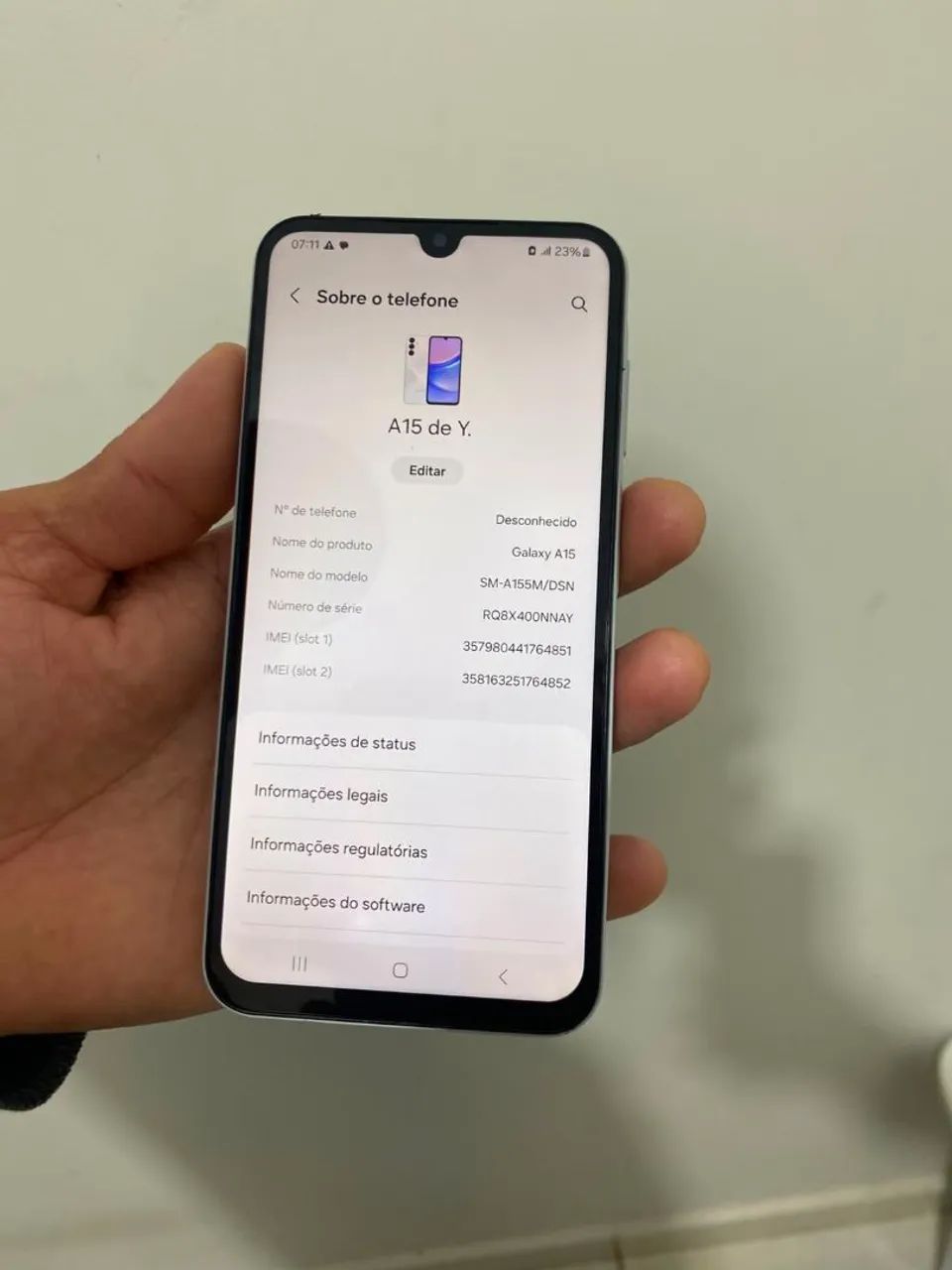 Celular Samsung A15 256gb - Foto 2