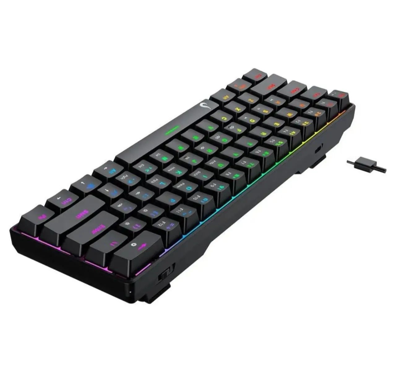 TECLADO MECÂNICO RISE MODE GM1 PRETO