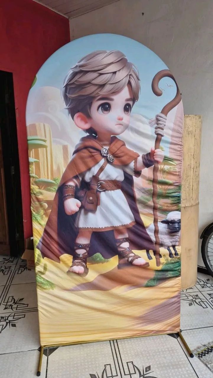 Painel de aniversário, tema:Rei Davi  - Foto 3