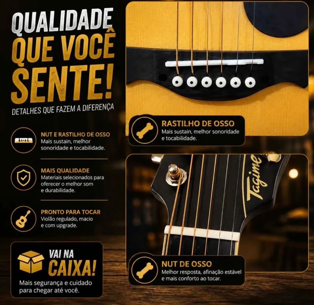 Violão com upgrade  - Foto 4