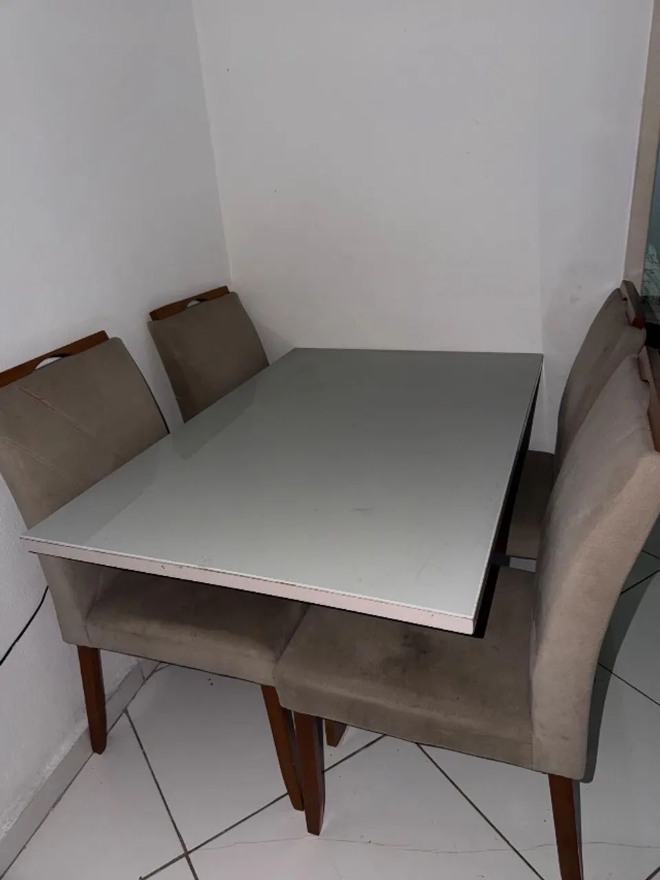 mesa de jantar retangular